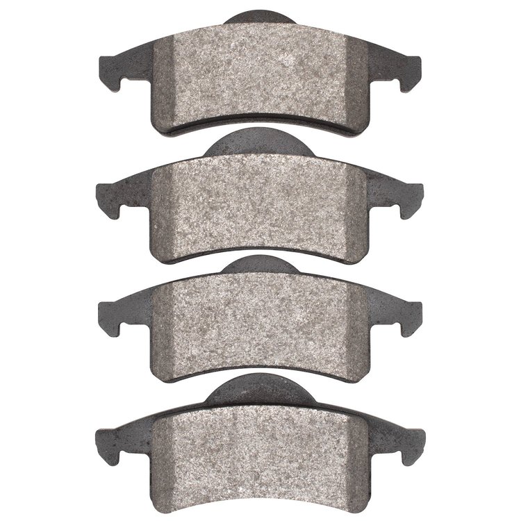 1551-0791-00 5000 Advanced Semi-Metallic Brake Pads, 1999-2004 Mopar, Position: Rear