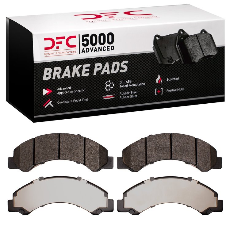 1551-0825-00 5000 Advanced Semi-Metallic Brake Pads, Fits Select GM, Position: Fr,Front,Rr