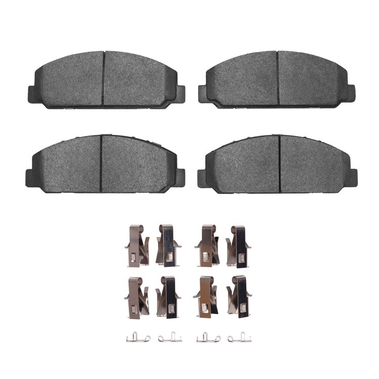 1551-0827-01 5000 Advanced Semi-Metallic Brake Pads & Hardware Kit, Fits Select GM, Position: Fr,Front,Rr