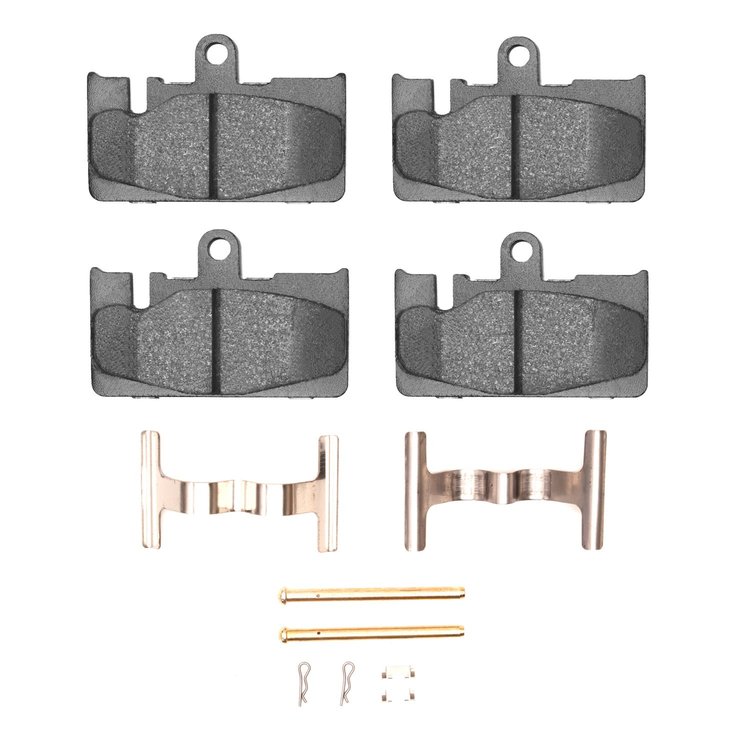 1551-0871-01 5000 Advanced Ceramic Brake Pads & Hardware Kit, 2001-2006 Lexus/Toyota/Scion, Position: Rear