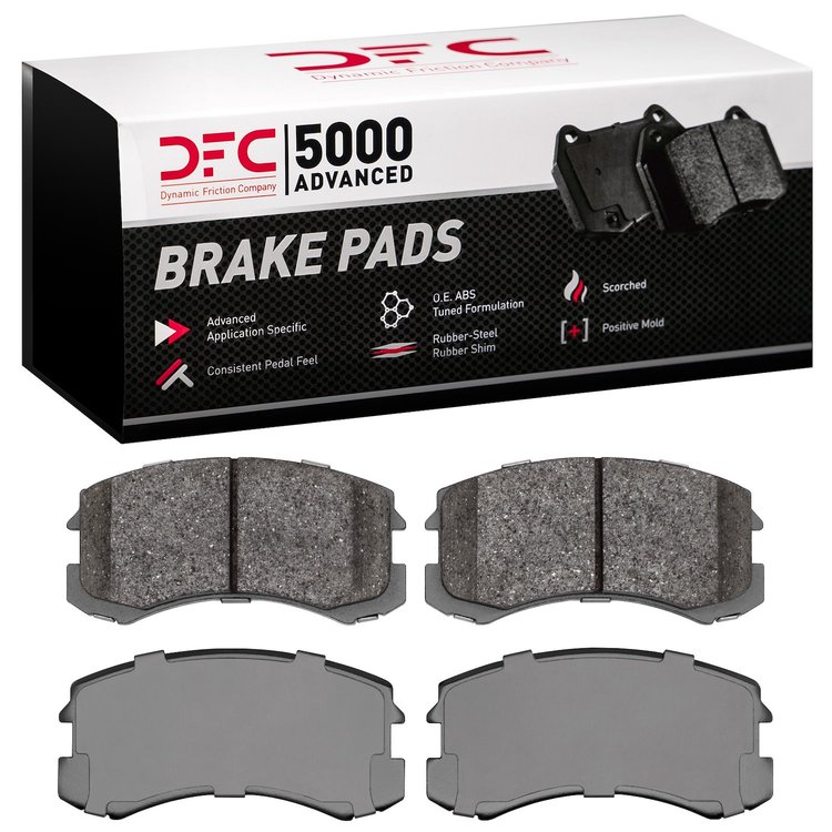 1551-0904-00 5000 Advanced Ceramic Brake Pads, 2002-2007 Mitsubishi, Position: Front