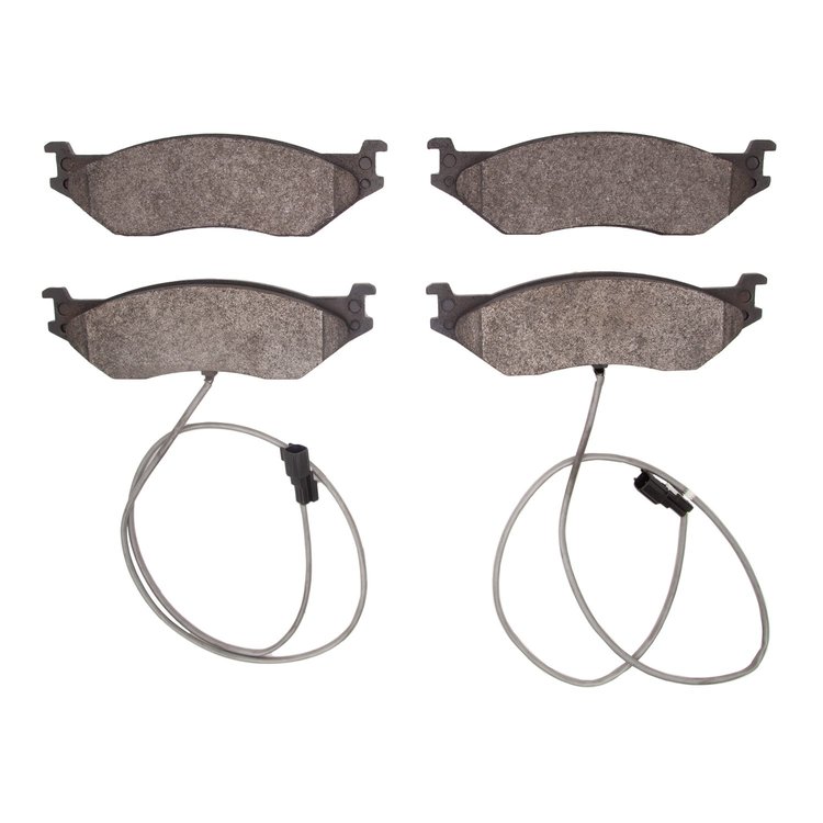 1551-1066-10 5000 Advanced Semi-Metallic Brake Pads, Fits Select Ford/Lincoln/Mercury/Mazda, Position: Front,Fr
