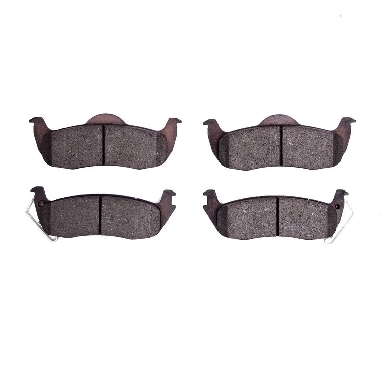 1551-1087-00 5000 Advanced Ceramic Brake Pads, 2005-2010 Mopar, Position: Rear