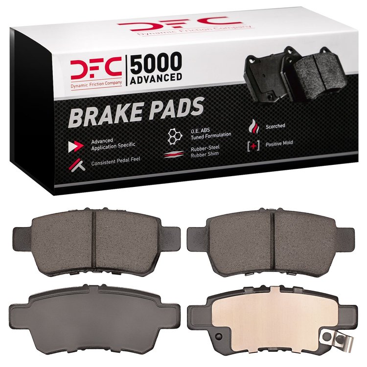 1551-1088-00 5000 Advanced Ceramic Brake Pads, 2005-2010 Acura/Honda, Position: Rear