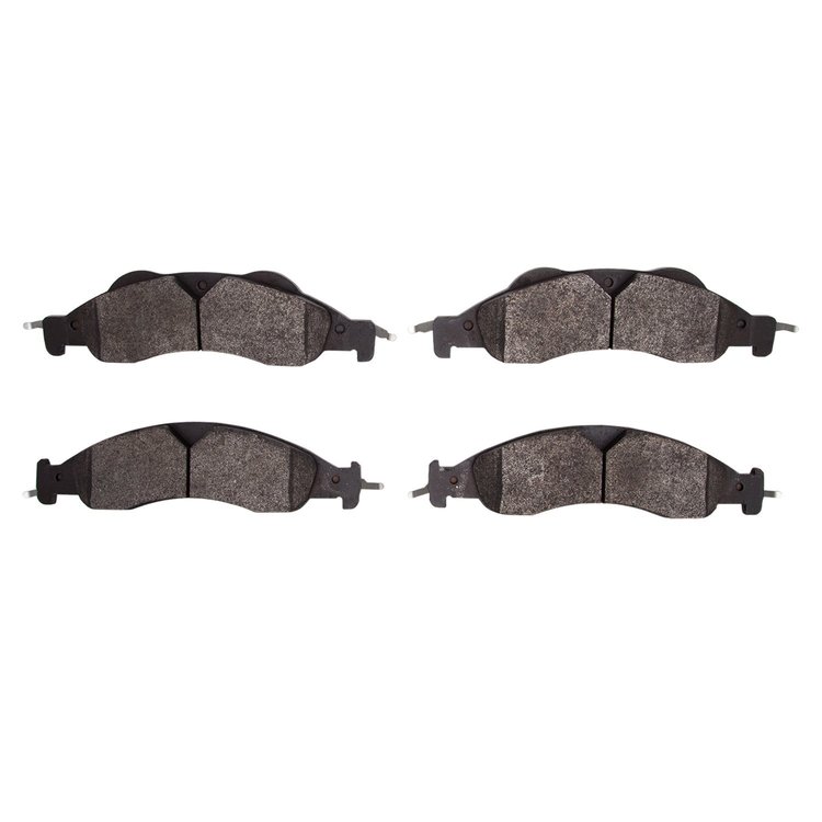 1551-1278-00 5000 Advanced Semi-Metallic Brake Pads, 2007-2009 Ford/Lincoln/Mercury/Mazda, Position: Front