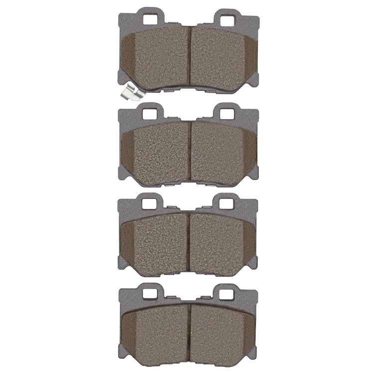 1551-1347-00 5000 Advanced Ceramic Brake Pads, Fits Select Infiniti/Nissan, Position: Rear
