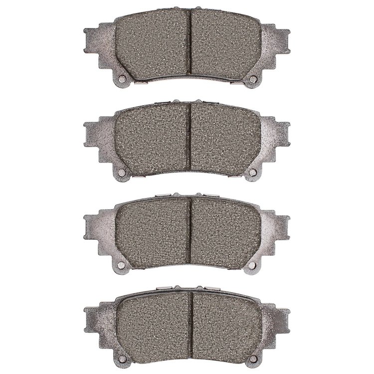 1551-1391-10 5000 Advanced Ceramic Brake Pads, 2013-2020 Lexus/Toyota/Scion, Position: Rear