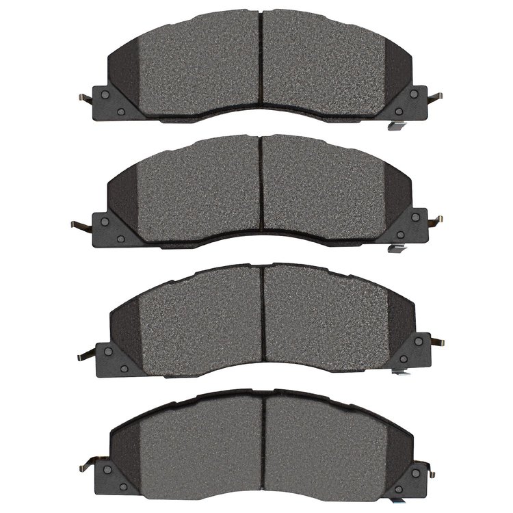 1551-1399-00 5000 Advanced Semi-Metallic Brake Pads, 2009-2018 Mopar, Position: Front