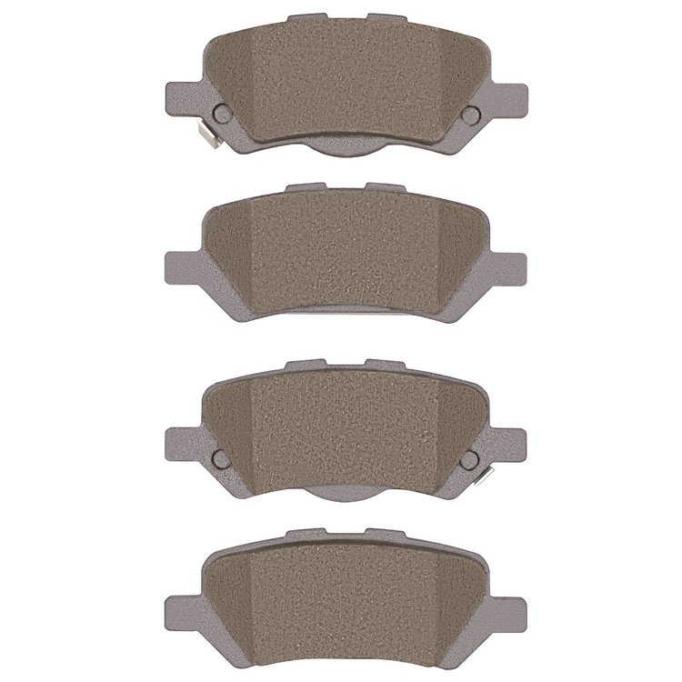 1551-1402-00 5000 Advanced Ceramic Brake Pads, 2009-2015 Lexus/Toyota/Scion, Position: Rear