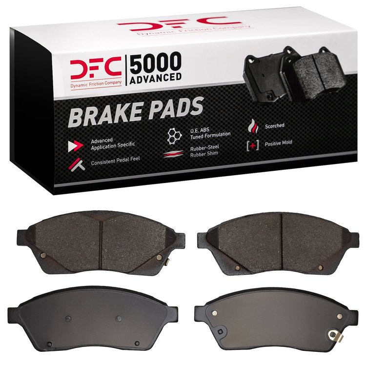 1551-1422-00 5000 Advanced Low-Metallic Brake Pads, 2010-2016 GM, Position: Front