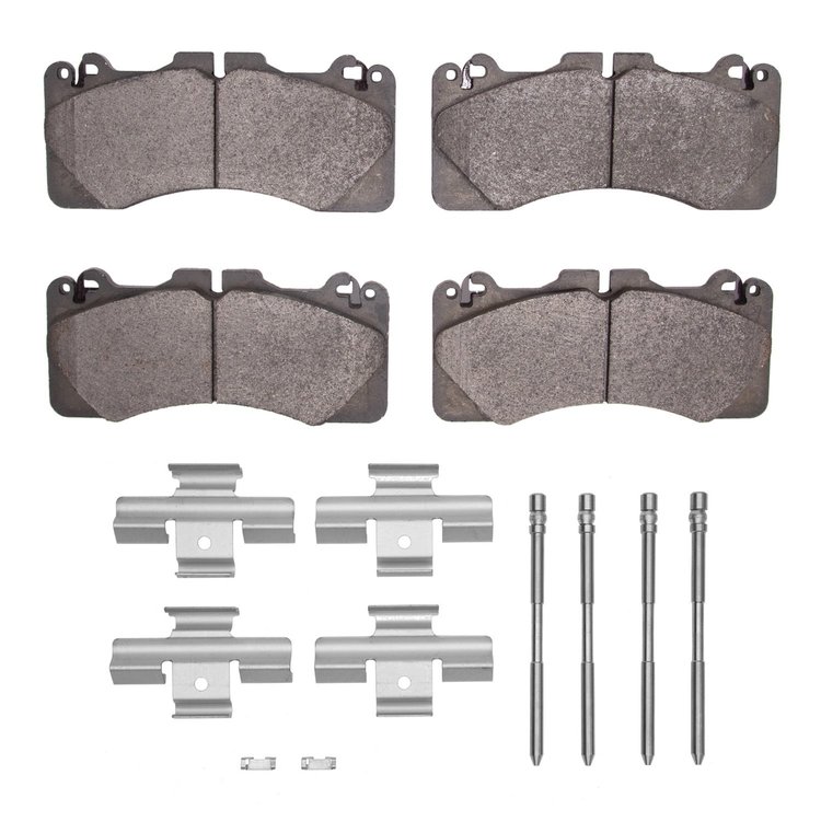 1551-1440-01 5000 Advanced Low-Metallic Brake Pads & Hardware Kit, Fits Select Lexus/Toyota/Scion, Position: Front