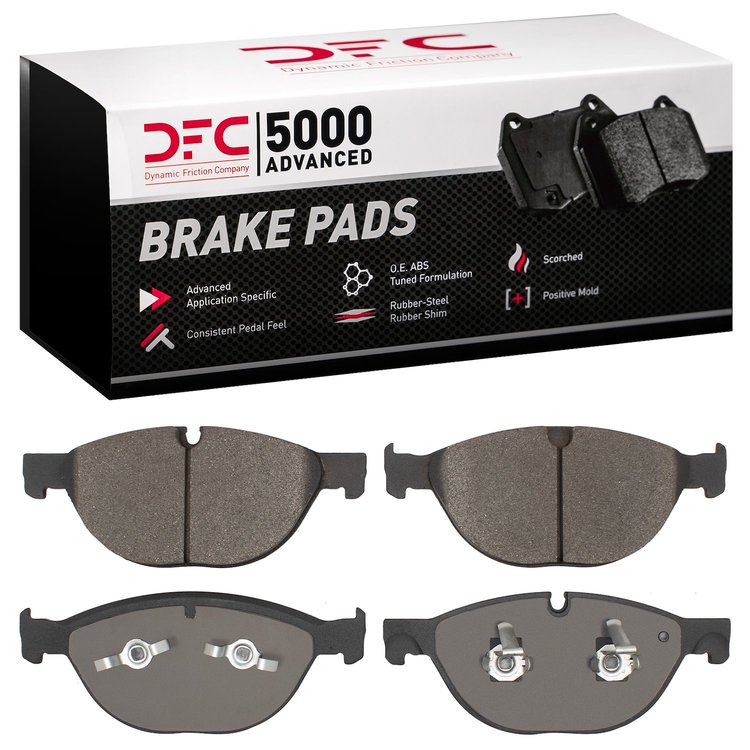 1551-1448-00 5000 Advanced Low-Metallic Brake Pads, Fits Select Jaguar, Position: Front