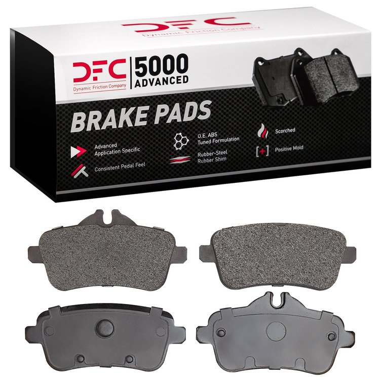 1551-1630-20 5000 Advanced Low-Metallic Brake Pads, 2012-2019 Mercedes-Benz, Position: Rear