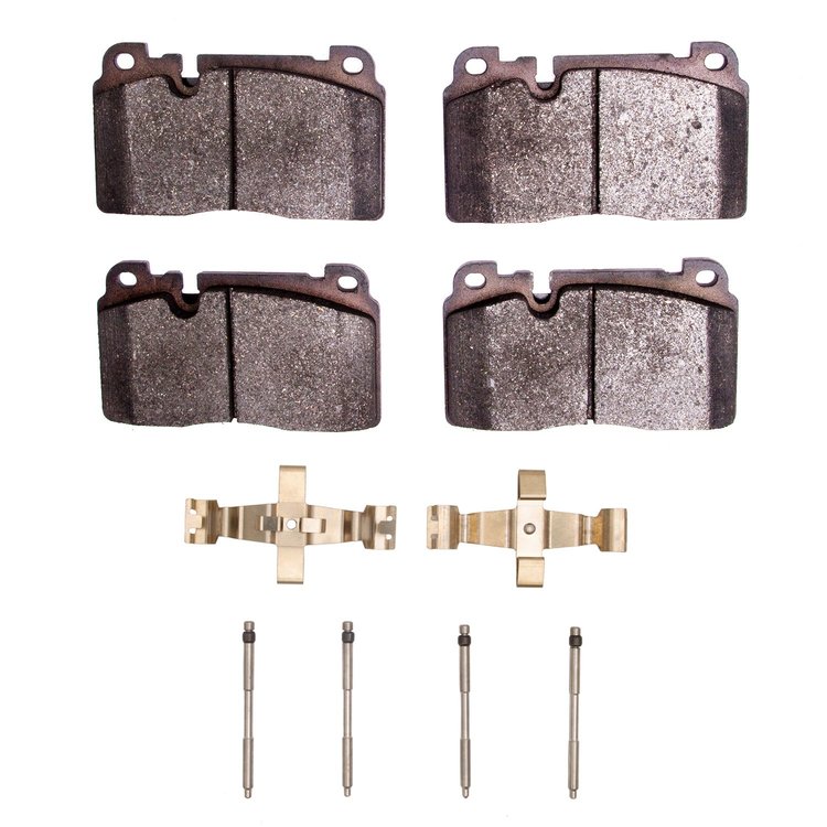 1551-1663-01 5000 Advanced Ceramic Brake Pads & Hardware Kit, 2013-2020 Multiple Makes/Models, Position: Front
