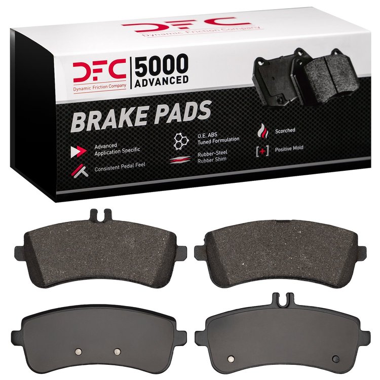 1551-1681-00 5000 Advanced Low-Metallic Brake Pads, 2013-2021 Mercedes-Benz, Position: Rear