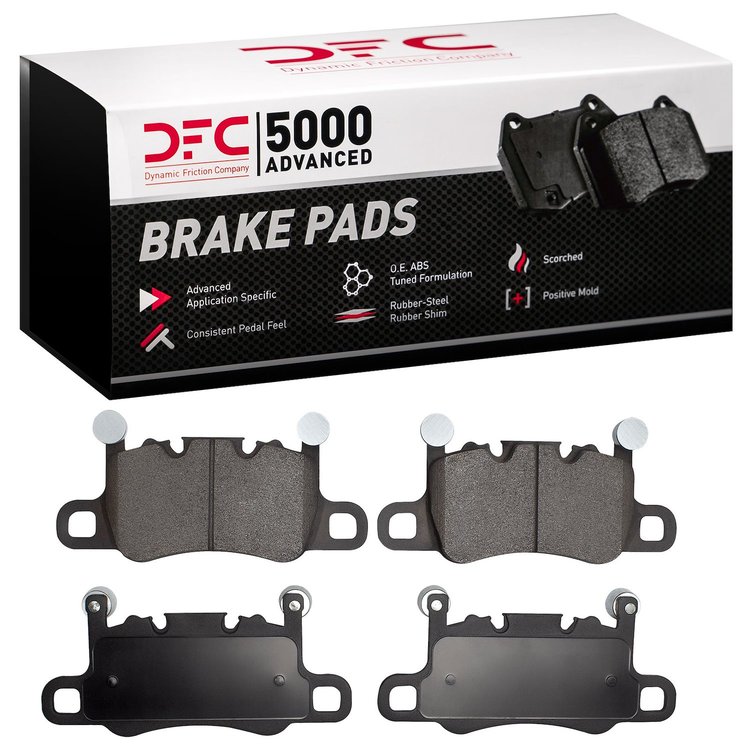 1551-1740-00 5000 Advanced Low-Metallic Brake Pads, Fits Select Porsche, Position: Rear