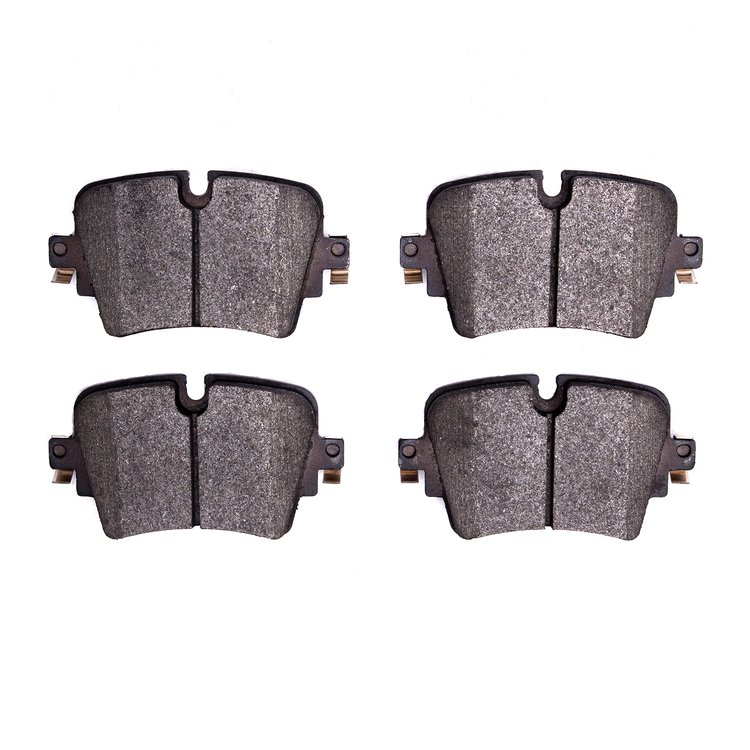 1551-1753-09 5000 Advanced Low-Metallic Brake Pads & Hardware Kit, 2014-2021 Jaguar, Position: Rear