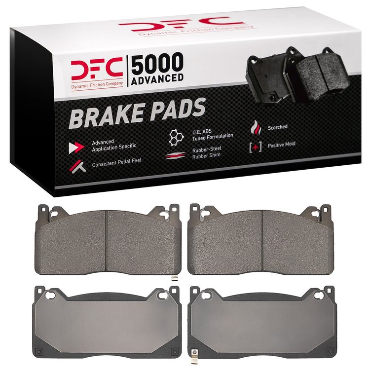 1551-1853-00 5000 Advanced Low-Metallic Brake Pads, 2016-2020 Ford/Lincoln/Mercury/Mazda, Position: Front