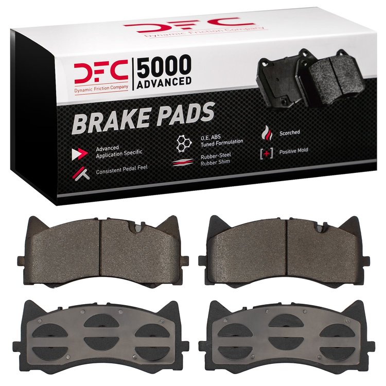 1551-1873-00 5000 Advanced Low-Metallic Brake Pads, 2015-2021 Mercedes-Benz, Position: Front