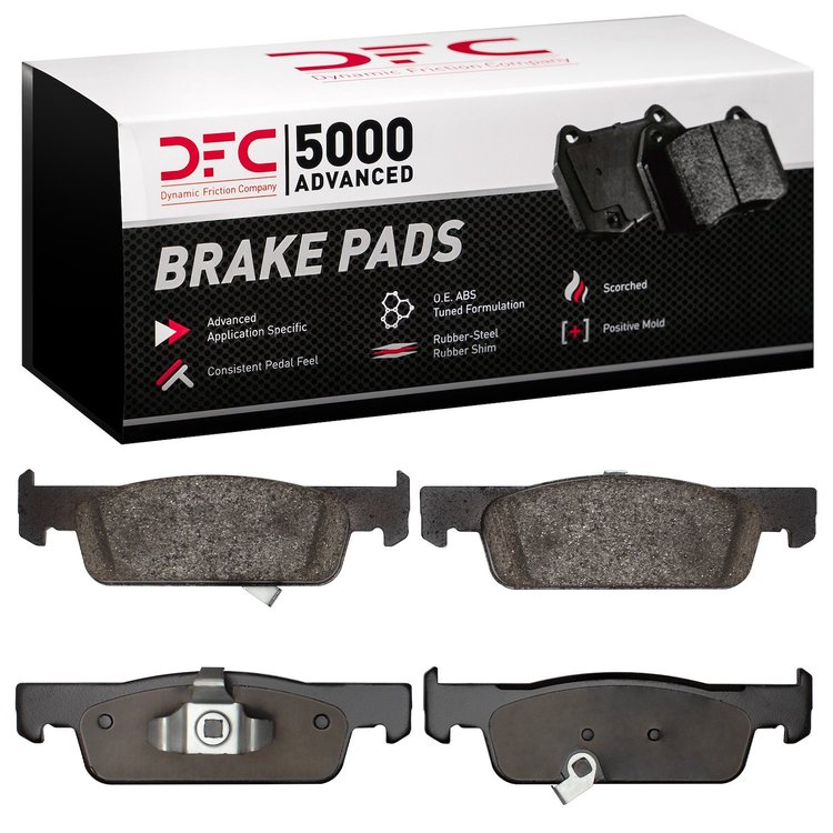 1551-1955-00 5000 Advanced Ceramic Brake Pads, 2016-2019 Smart, Position: Front