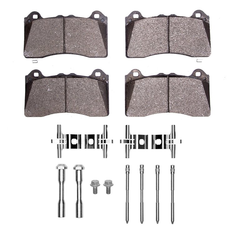 1551-1977-01 5000 Advanced Low-Metallic Brake Pads & Hardware Kit, 2016-2018 Ford/Lincoln/Mercury/Mazda, Position: Front
