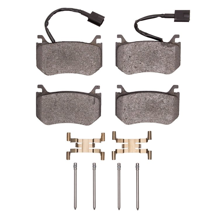 1551-2043-01 5000 Advanced Low-Metallic Brake Pads & Hardware Kit, 2017-2021 Alfa Romeo, Position: Rear