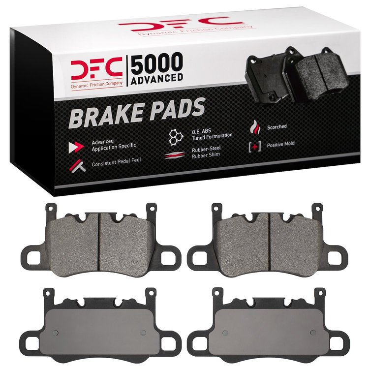 1551-2046-00 5000 Advanced Low-Metallic Brake Pads, 2017-2021 Porsche, Position: Rear