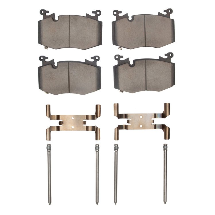 1551-2273-01 5000 Advanced Ceramic Brake Pads & Hardware Kit, 2019-2020 GM, Position: Front