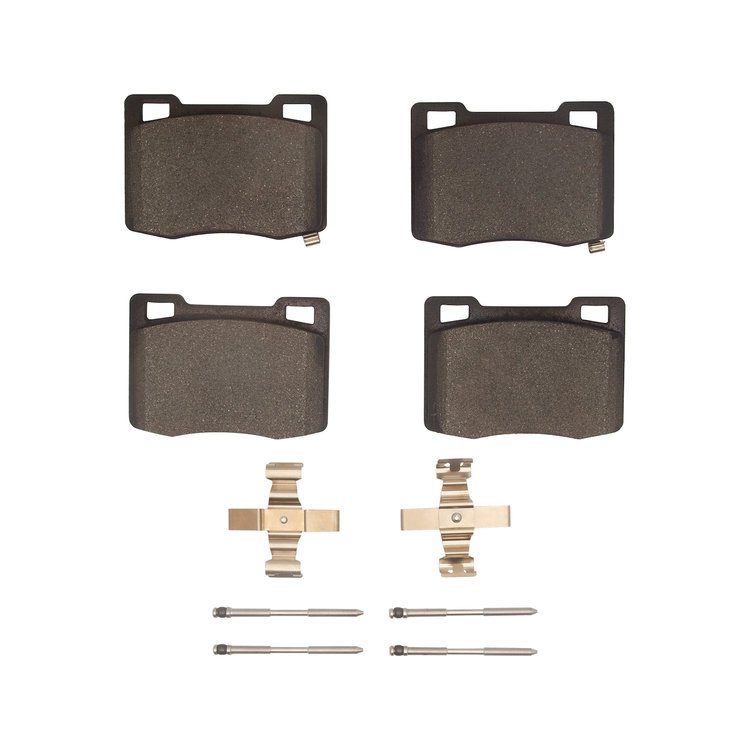 1551-2363-01 5000 Advanced Low-Metallic Brake Pads & Hardware Kit, Fits Select Ford/Lincoln/Mercury/Mazda, Position: Rear