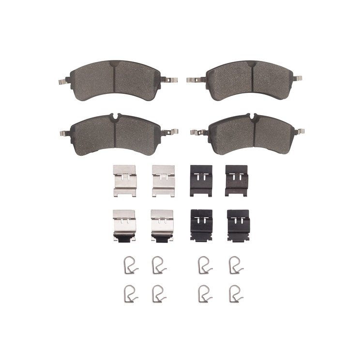 1551-2388-11 5000 Advanced Semi-Metallic Brake Pads & Hardware Kit, Fits Select Ford/Lincoln/Mercury/Mazda, Position: Rear