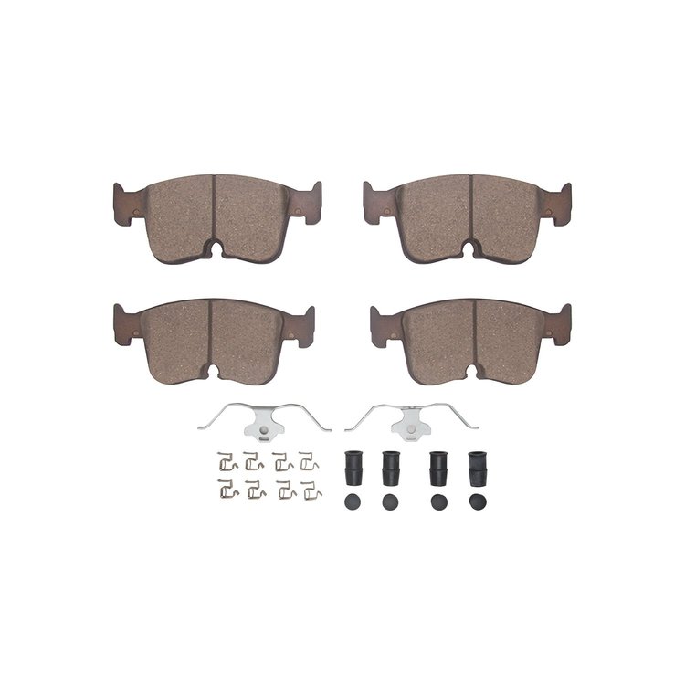 1551-2438-01 5000 Advanced Ceramic Brake Pads & Hardware Kit, Fits Select Audi/Volkswagen, Position: Front