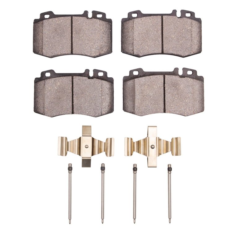 1552-0847-01 5000 Advanced Ceramic Brake Pads & Hardware Kit, 2001-2011 Mercedes-Benz, Position: Front