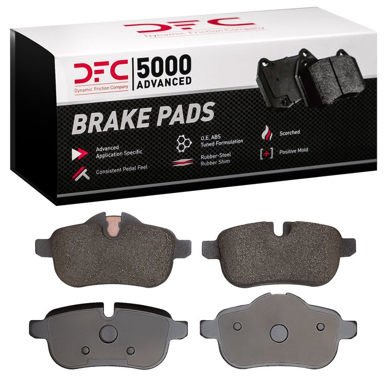 1552-1433-00 5000 Advanced Ceramic Brake Pads, Fits Select BMW, Position: Rear