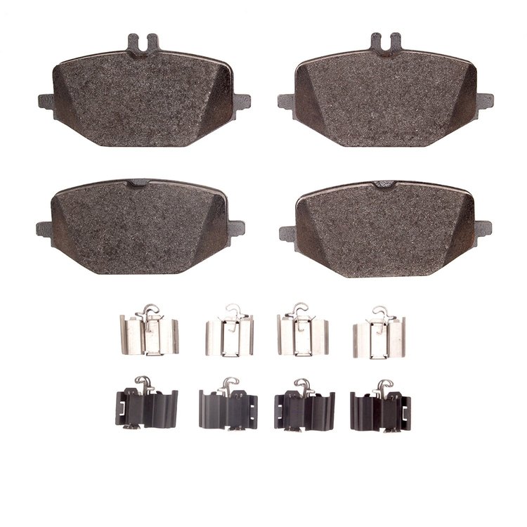 1552-2210-01 5000 Advanced Ceramic Brake Pads & Hardware Kit, Fits Select Mercedes-Benz, Position: Rear