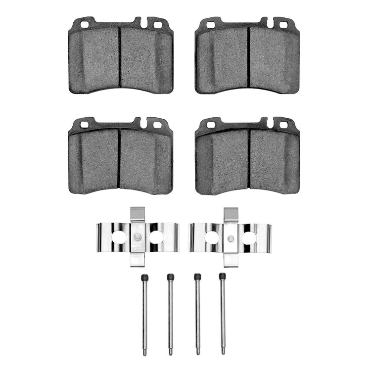 1600-0561-01 5000 Euro Ceramic Brake Pads & Hardware Kit, 1990-2002 Mercedes-Benz, Position: Front