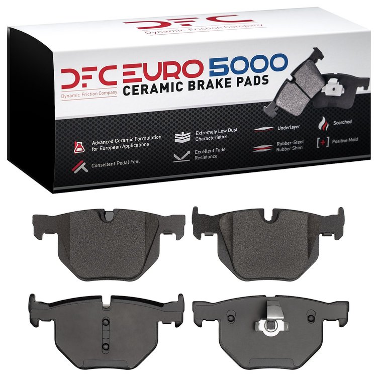 1600-0683-10 5000 Euro Ceramic Brake Pads, 2004-2010 BMW, Position: Rear
