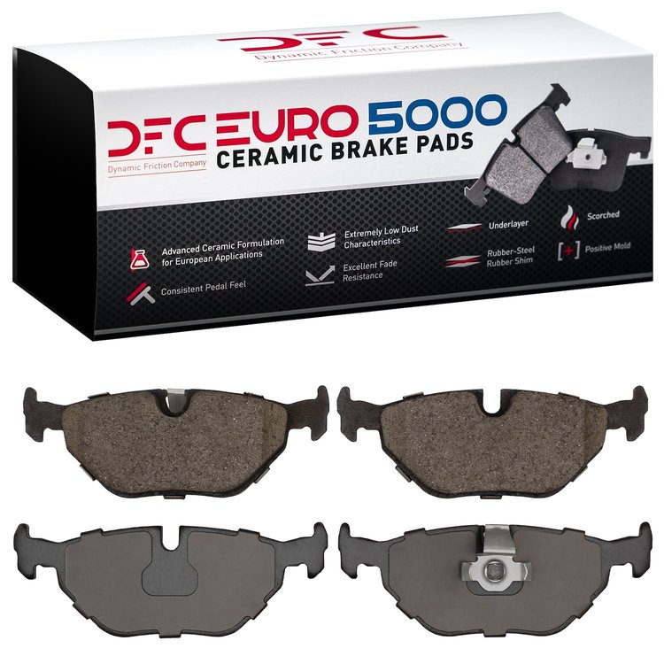 1600-0692-10 5000 Euro Ceramic Brake Pads, 1996-2003 BMW, Position: Rear
