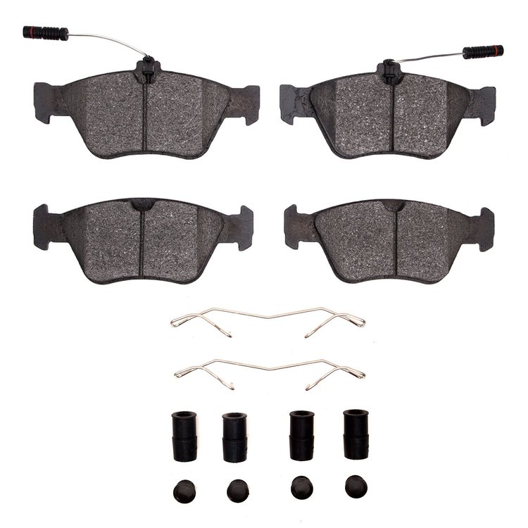 1600-0710-01 5000 Euro Ceramic Brake Pads & Hardware Kit, 1996-2004 Mercedes-Benz, Position: Front