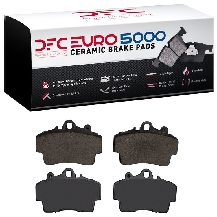 1600-0737-00 5000 Euro Ceramic Brake Pads, 1997-2008 Porsche, Position: Front