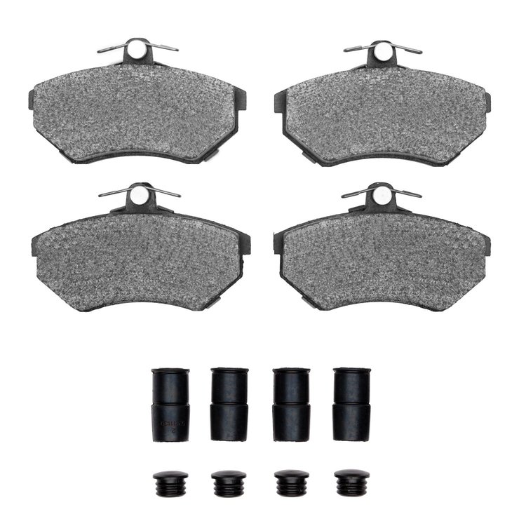1600-0780-01 5000 Euro Ceramic Brake Pads & Hardware Kit, 1988-1992 Audi/Volkswagen, Position: Front