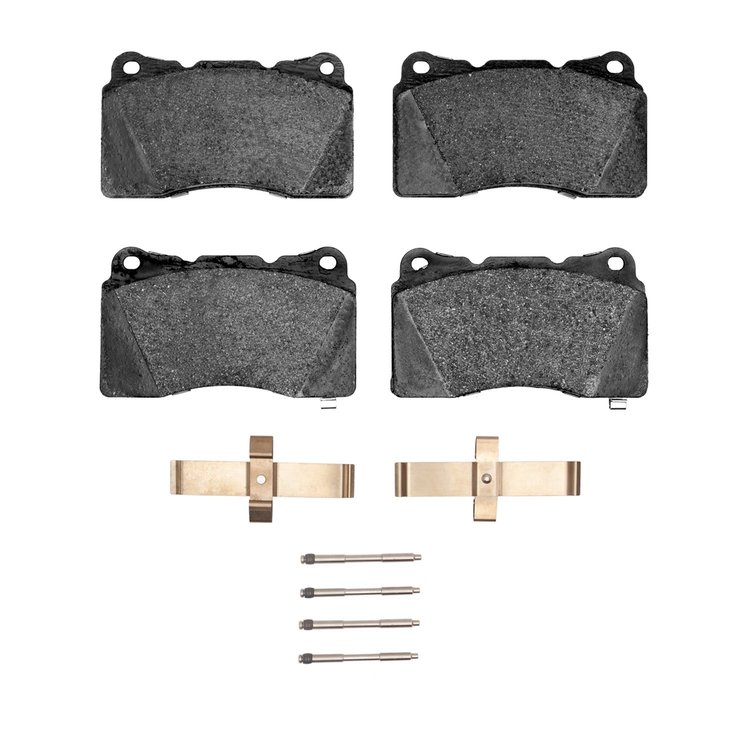 1600-1001-05 5000 Euro Ceramic Brake Pads & Hardware Kit, 2004-2008 Acura/Honda, Position: Front
