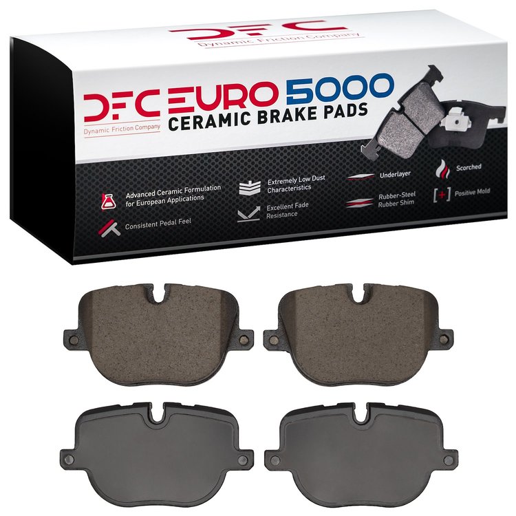 1600-1427-00 5000 Euro Ceramic Brake Pads, 2010-2013 Land Rover, Position: Rear