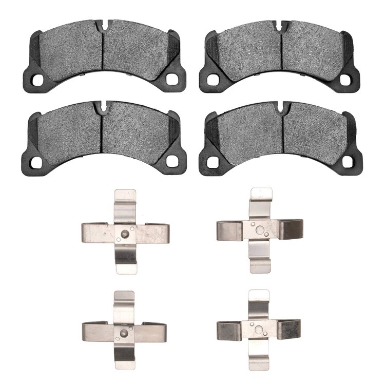 1600-1452-01 5000 Euro Ceramic Brake Pads & Hardware Kit, 2011-2020 Porsche, Position: Front