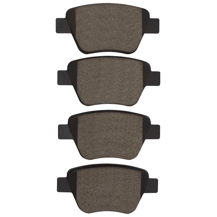 1600-1456-00 5000 Euro Ceramic Brake Pads, 2005-2018 Audi/Volkswagen, Position: Rear