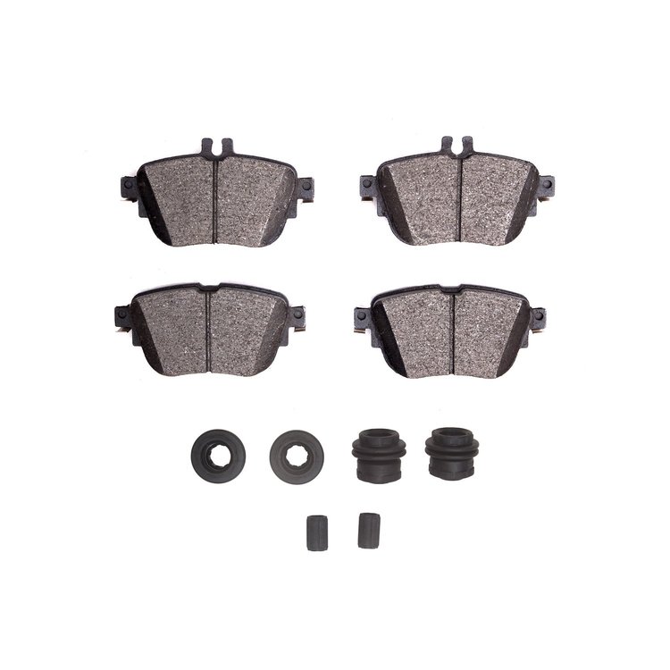 1600-1936-01 5000 Euro Ceramic Brake Pads & Hardware Kit, 2017-2019 Mercedes-Benz, Position: Rear