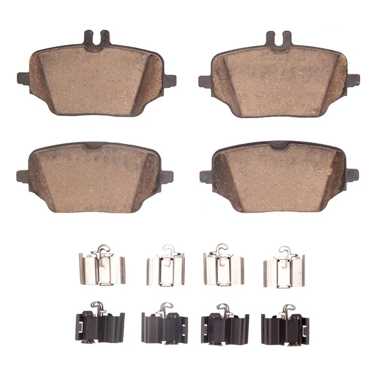 1600-2235-01 5000 Euro Ceramic Brake Pads & Hardware Kit, Fits Select Mercedes-Benz, Position: Rear
