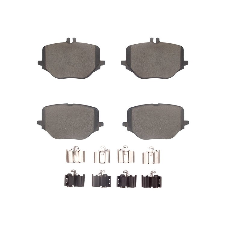 1600-2425-01 5000 Euro Ceramic Brake Pads & Hardware Kit, Fits Select Mercedes-Benz, Position: Rear