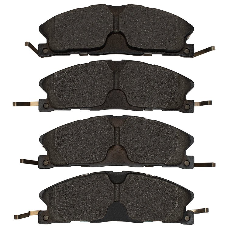 1911-1611-10 Front Police Brake Pads Fits Select Ford, Lincoln