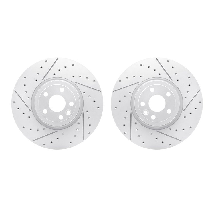 2002-20003 Geoperformance Drilled/Slotted Brake Rotors, 2017-2020 Multiple Makes/Models, Position: Front