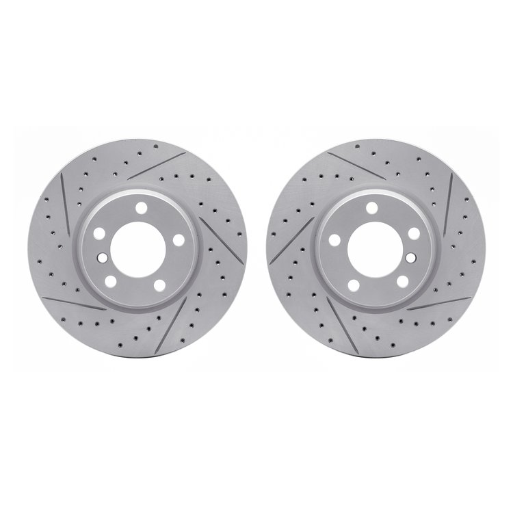 2002-31006 Geoperformance Drilled/Slotted Brake Rotors, 2012-2018 BMW, Position: Front